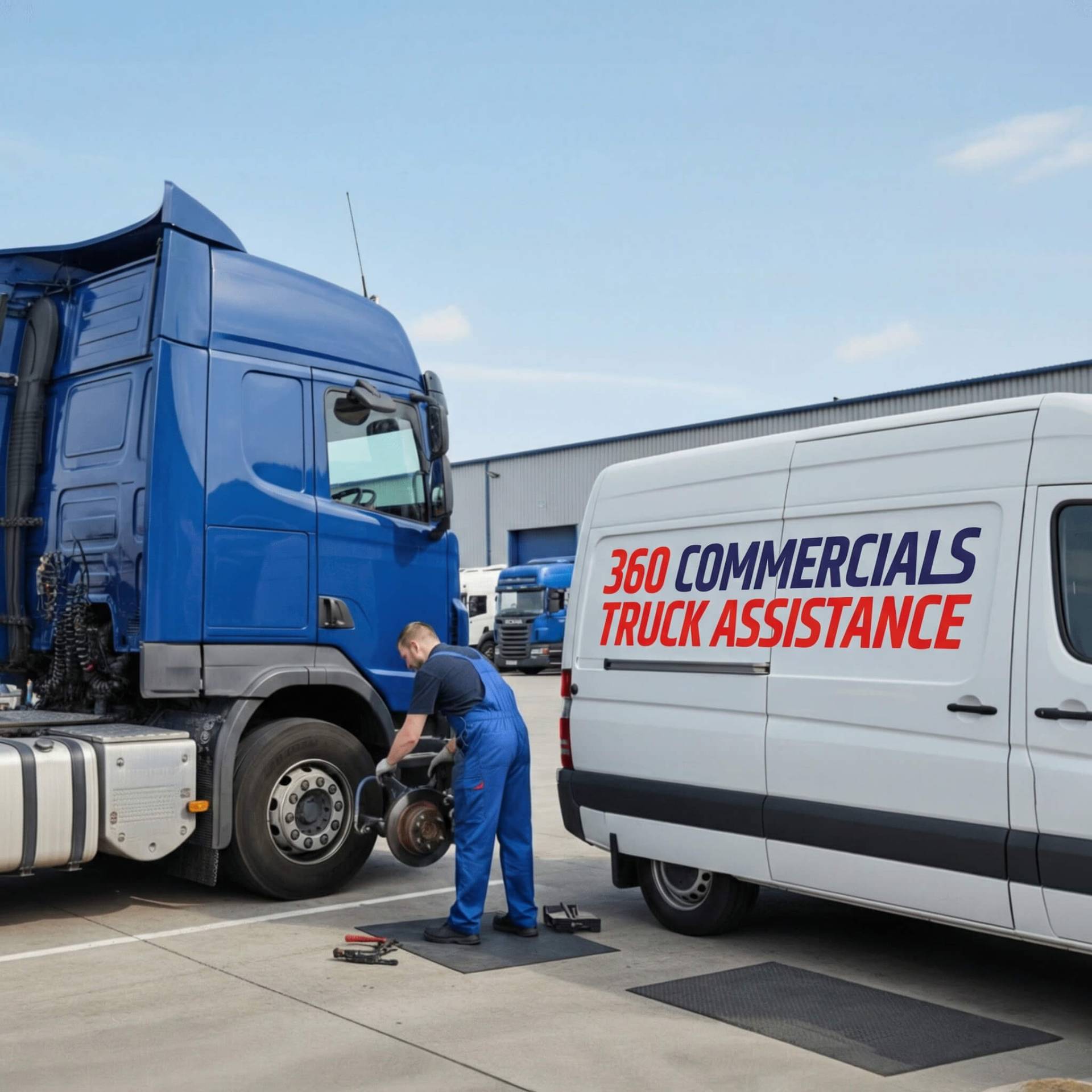 HGV Mechanic at work
